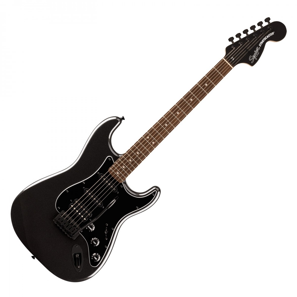 SQUIER FSR AFFINITY SERIES STRATOCASTER HSS, METALLIC BLACK