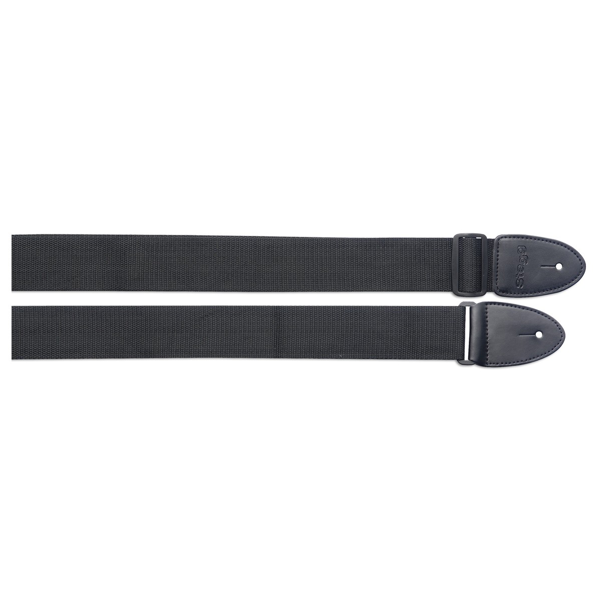 STAGG NYLON GUITAR STRAP 2-INCH BLACK
