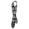 STAGG TERYLENE GUITAR STRAP WITH MEXICAN SKULL