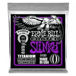 ERNIE BALL 3120 POWER SLINKY COATED TITANIUM RPS ELECTRIC GUITAR STRINGS