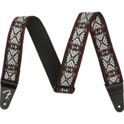 FENDER PASADENA WOVEN STRAP, RED SNOWFLAKE