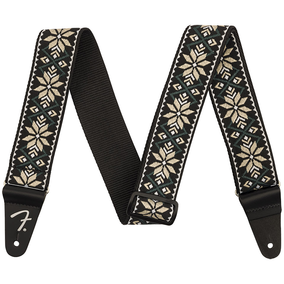 FENDER PASADENA WOVEN STRAP, YELLOW SNOWFLAKE