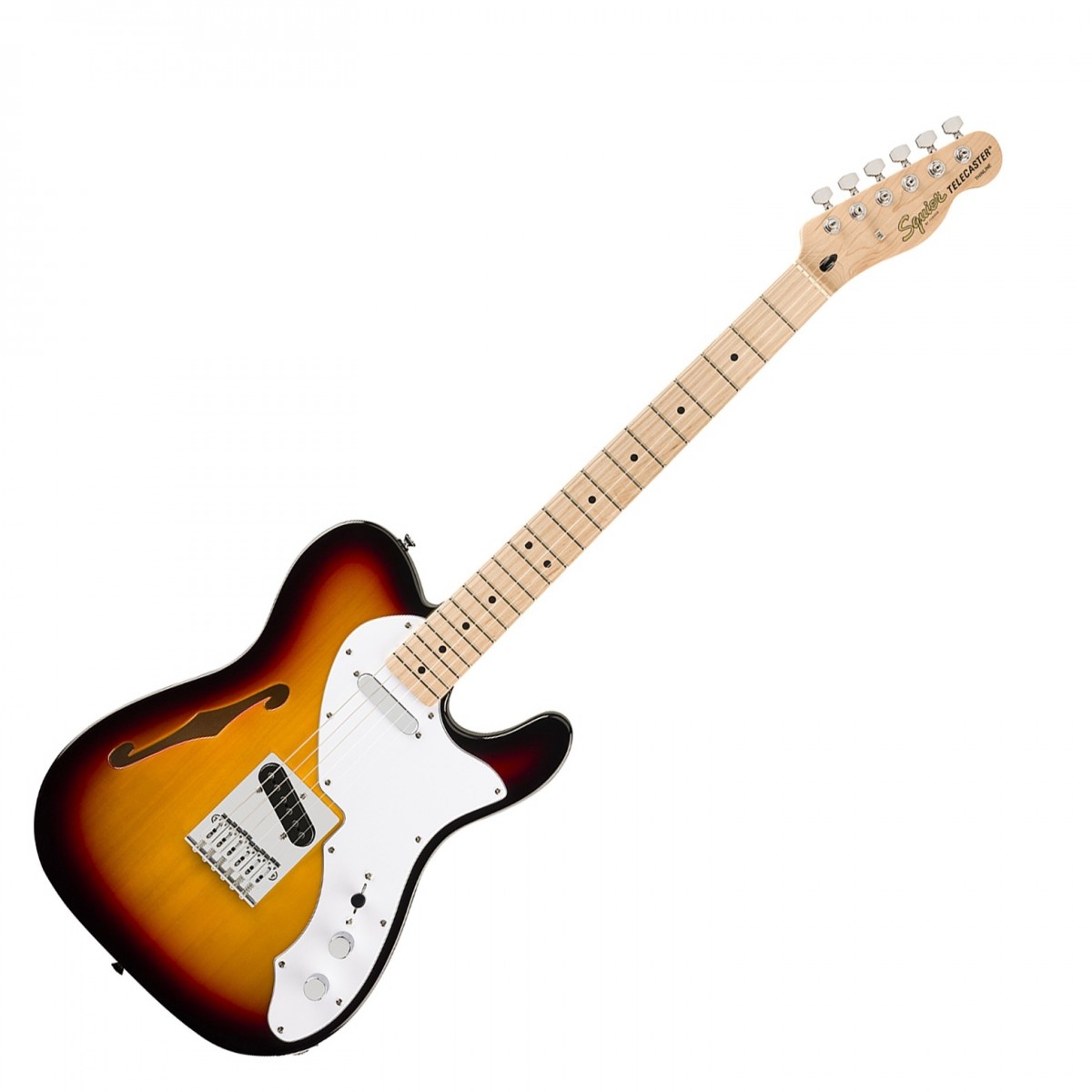 SQUIER AFFINITY SERIES TELECASTER THINLINE, 3-COLOR SUNBURST