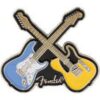 FENDER CROSSED GUITARS ENAMEL PIN
