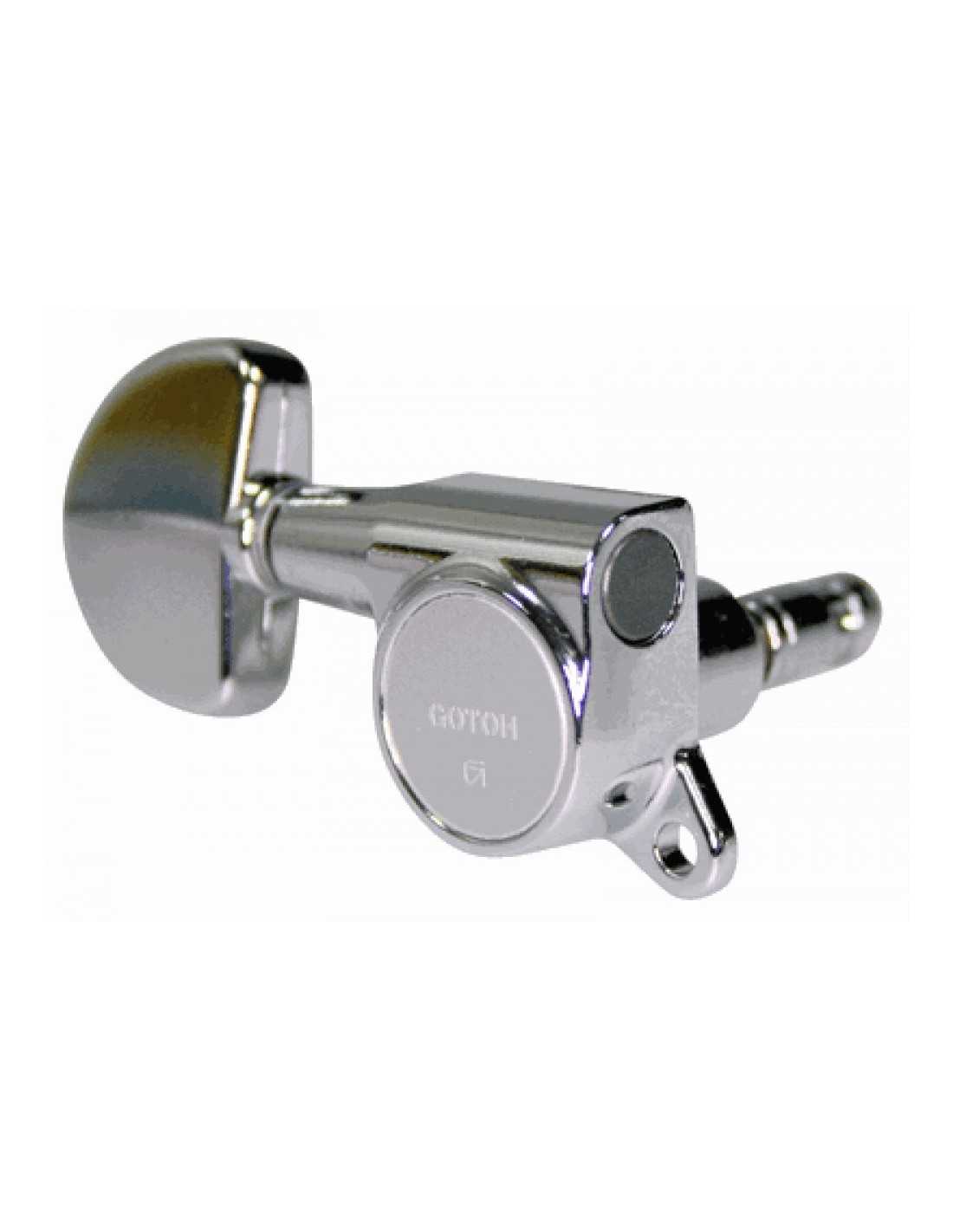 GOTOH SG381-07 MACHINE HEAD SET CHROME 3+3
