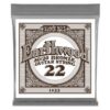 ERNIE BALL P01422 80/20 BRONZE .022, SINGLE ACOUSTIC GUITAR STRING