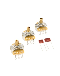 FENDER STRATOCASTER SPLIT SHAFT POTENTIOMETER AND CAPACITOR KIT