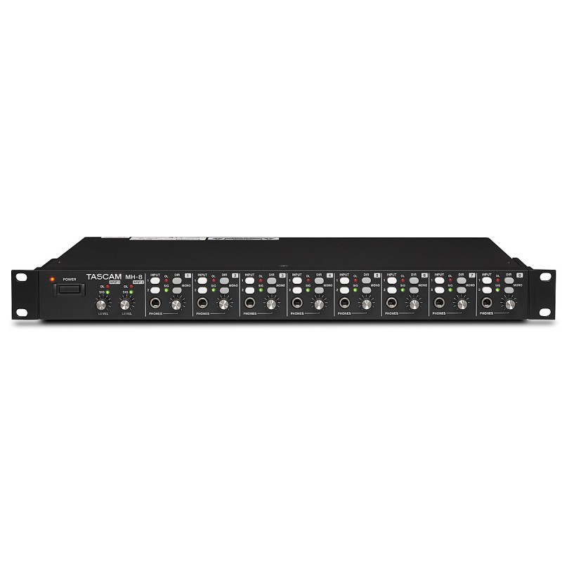 TASCAM HIGH-POWER 8-CHANNEL HEADPHONES AMPLIFIER