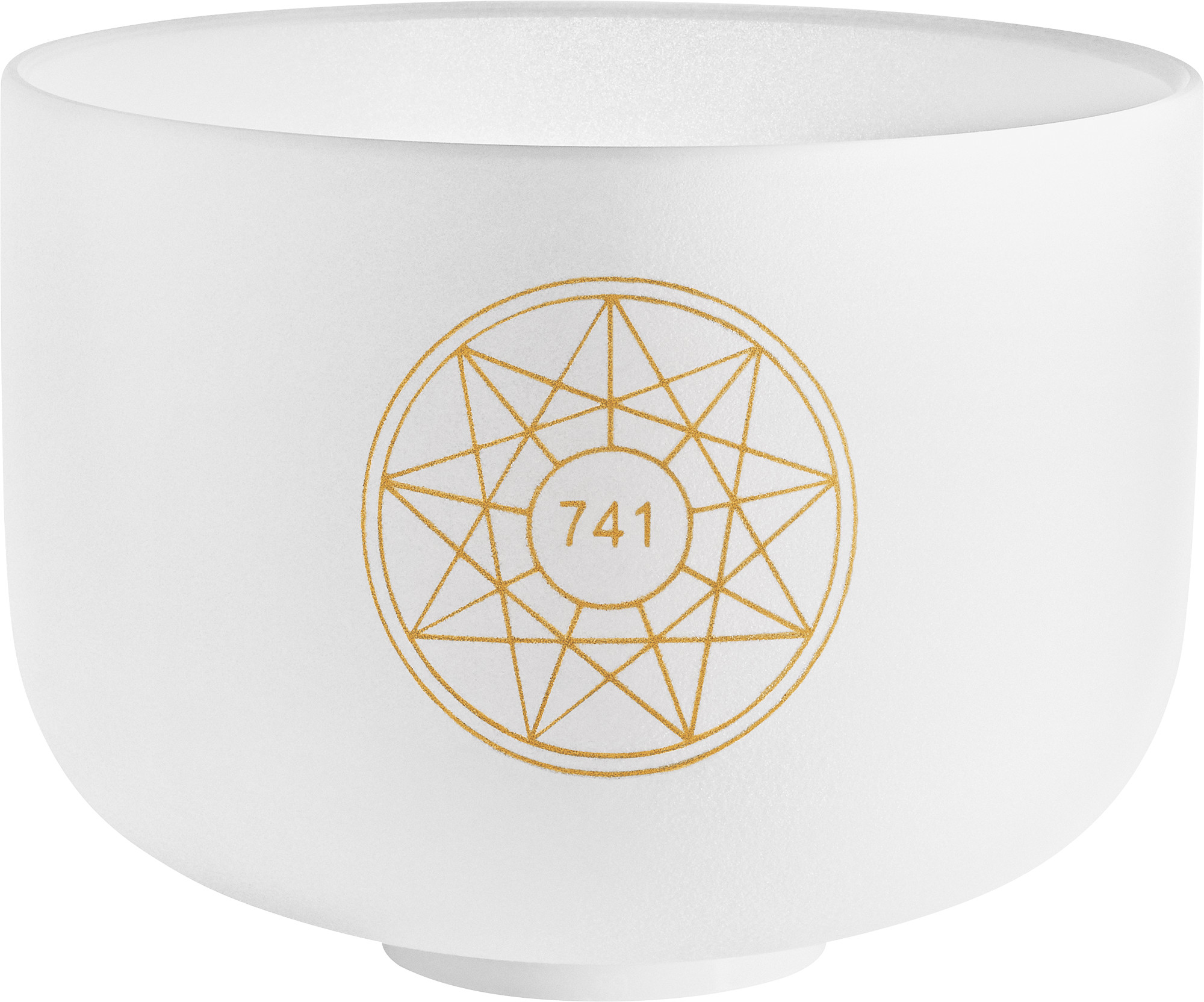 MEINL SONIC ENERGY SOLFEGGIO CRYSTAL SINGING BOWL 10" F#4/Sol/741 Hz