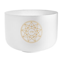 MEINL Sonic Energy Solfeggio Crystal Singing Bowl 12" - F3/174 Hz