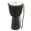 MEINL PERCUSSION HEADLINER ROPE TUNED BLACK RIVER SERIES DJEMBE 12-INCH