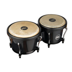 MEINL PERCUSSION JOURNEY SERIES BONGO 6 1/2-INCH MACHO & 7 1/2-INCH HEMBRA BLACK