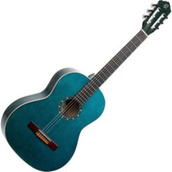 ORTEGA FAMILY SERIES CLASSICAL SLIM NECK GUITAR OCEAN BLUE