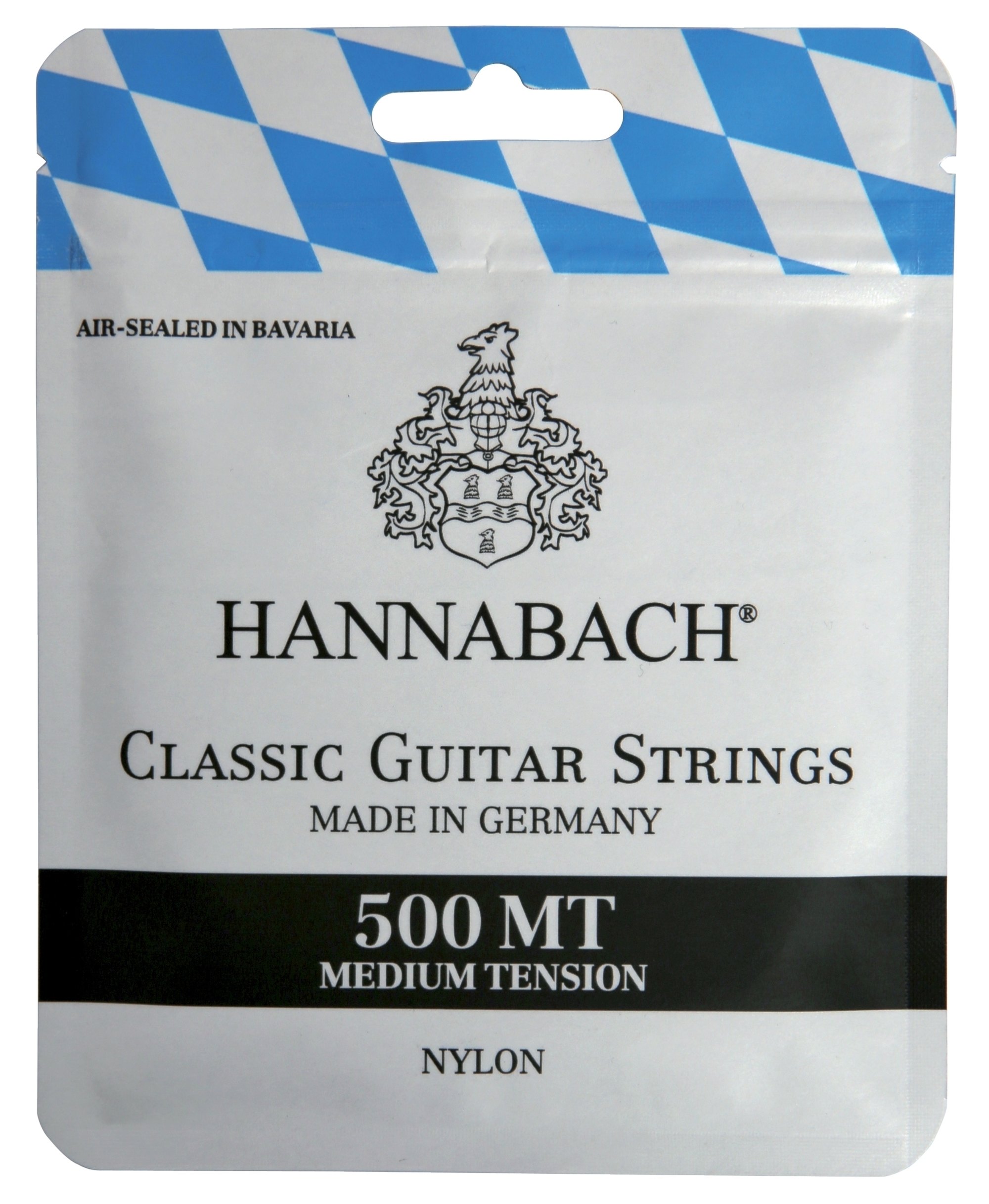 HANNABACH STRINGS FOR CLASSIC GUITAR SERIES 500 MEDIUM TENSION